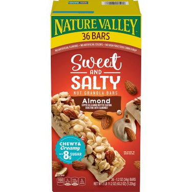 Nature Valley Sweet and Salty Nut Almond Granola Bars, 36 Ct.